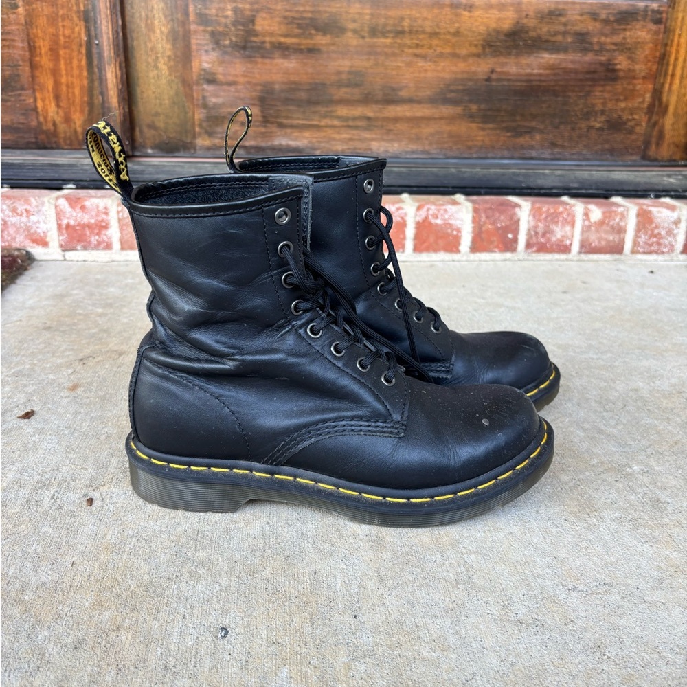 Dr. Martens Black Leather Boots - Picture 5 of 7